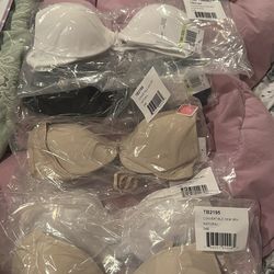 5 pack Tween Girls Light Padded Demi Bra With Soft Underwire