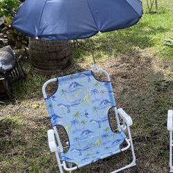 1 Kids Beach Chair With Umbrella $10 Firm On Price