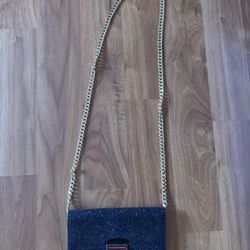 Kate Spade - Small Crossbody Bag/Purse; Sparkly + Black
