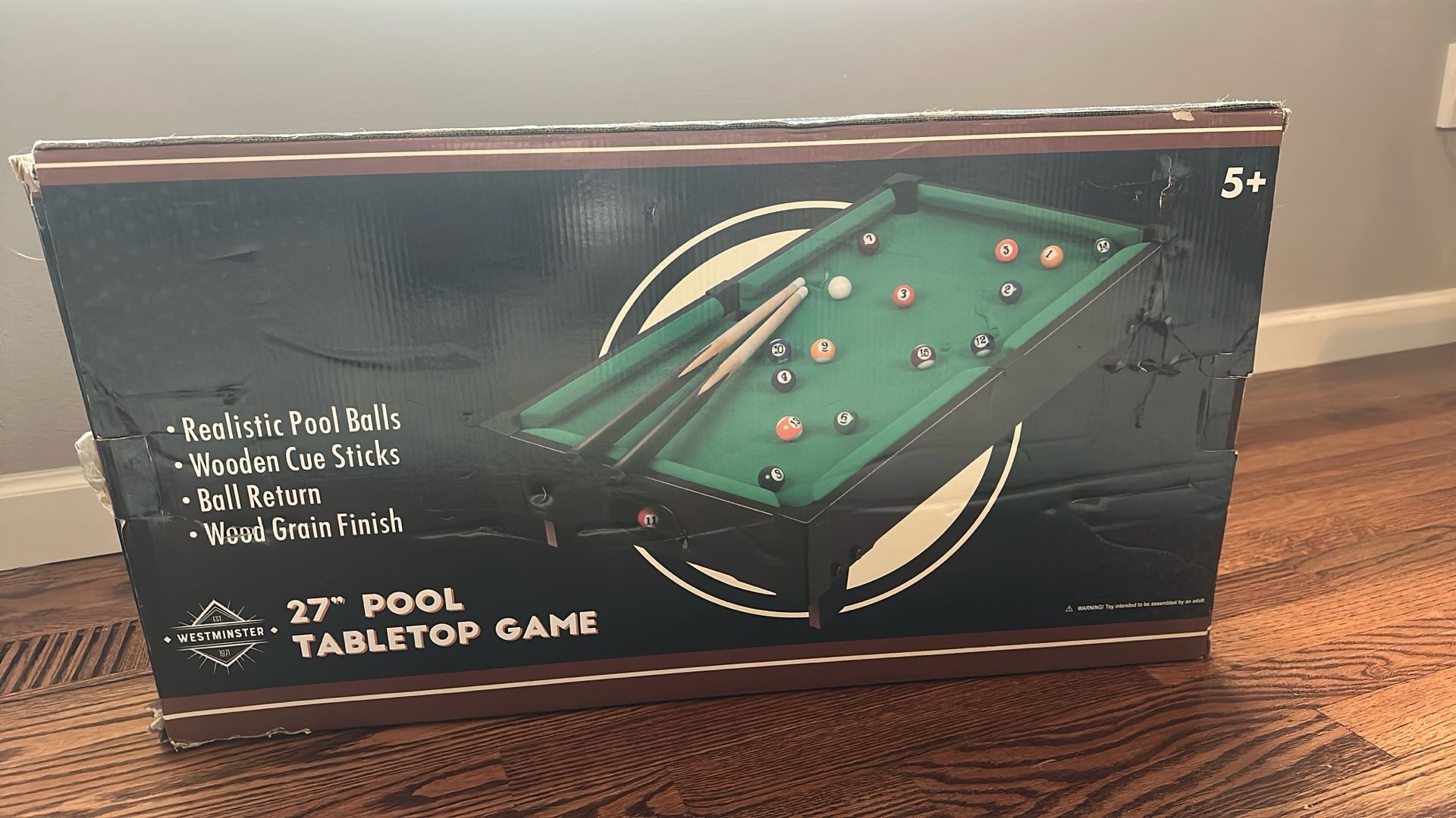 27” Tabletop Pool- Free