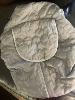 Baby Car Seat Cover. Grey Color.
