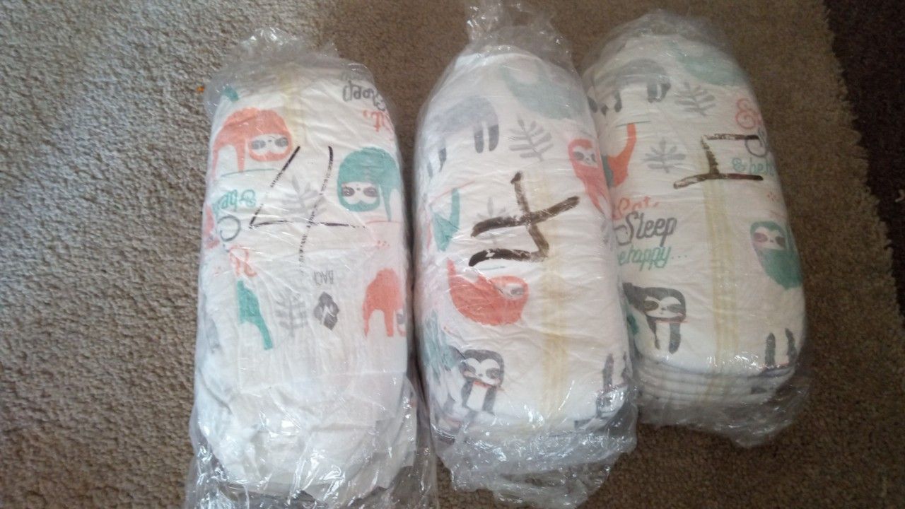 Diapers Size 4 New ,Each Pack $10.00