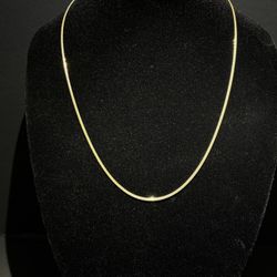 14k Gold Micro Cuban Chain