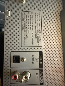 Audio Device with Digital Optical and Analog Output