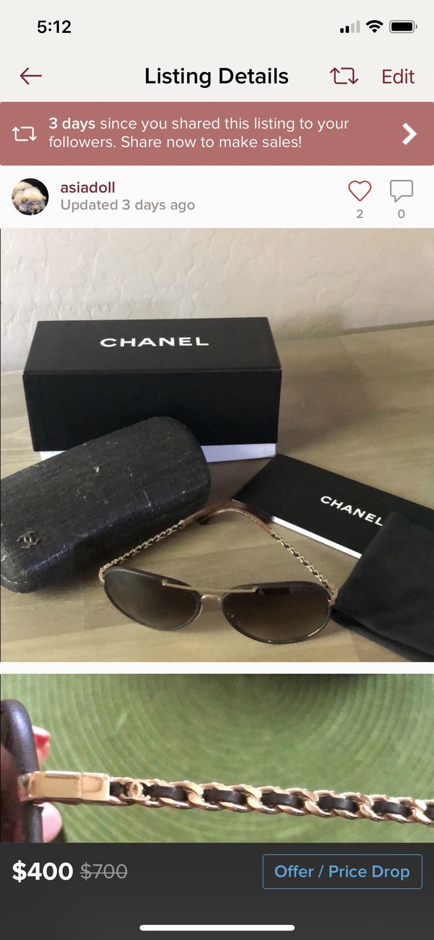 Chanel Sunglasses