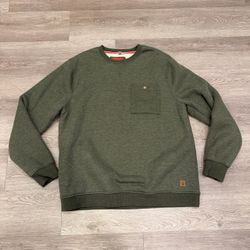 Green Coleman Sherpa Fleece Crewneck XL