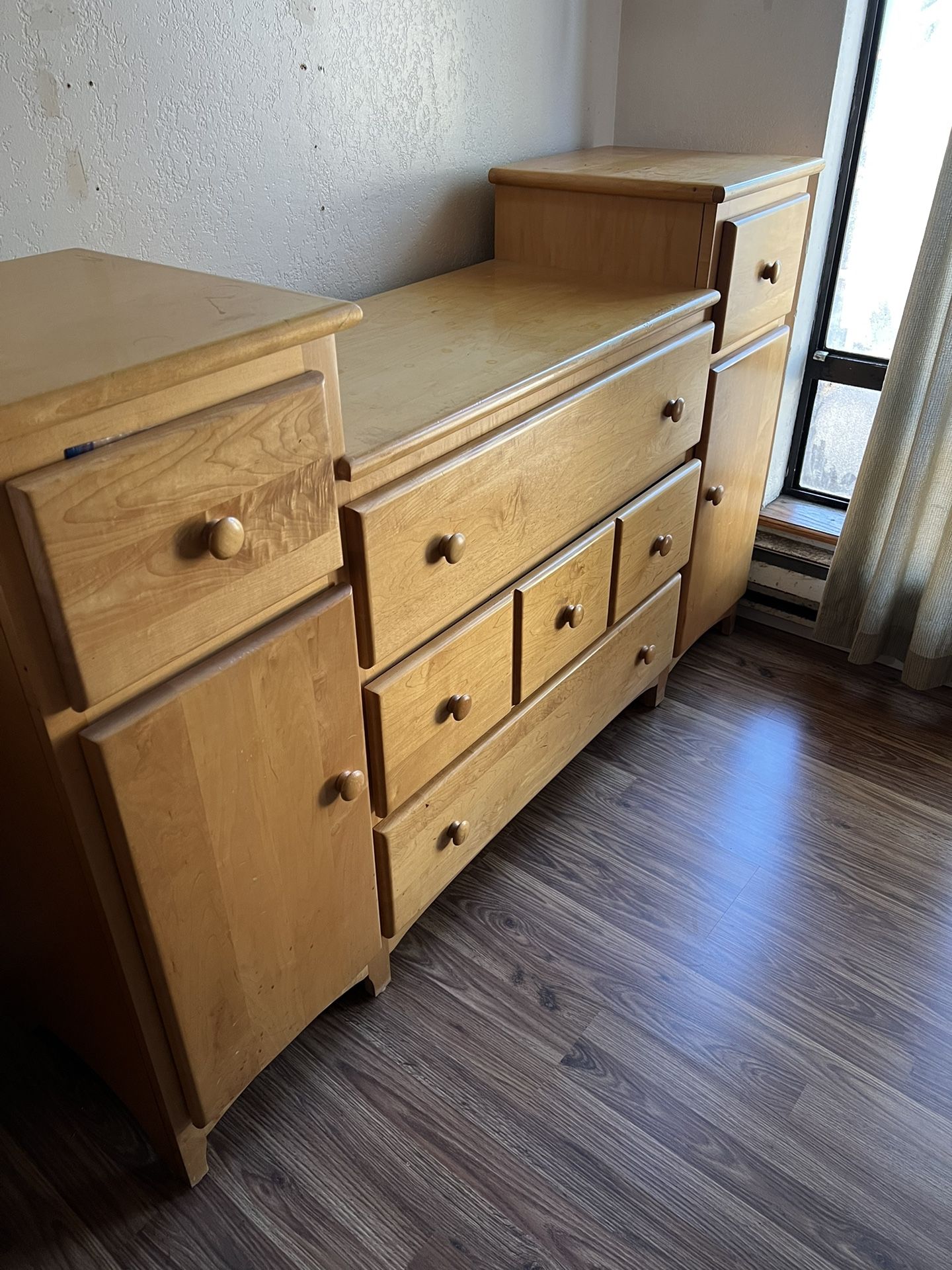 Real Wood Changing Table