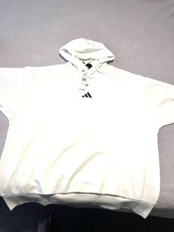Adidas white hoodie new with tags XXL. Retail at $50.  