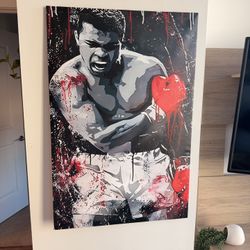 Muhammad Ali / Frank Sinatra poster unframed 
