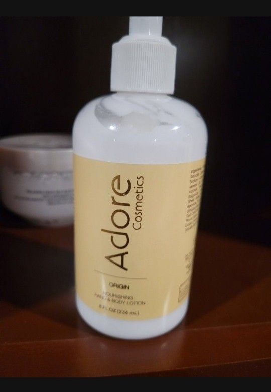 Adore Cosmetics Origin Nourishing Hand & Body Lotion/DSC Deep Sea Costmetics Relaxing Dead Sea Body Scrub