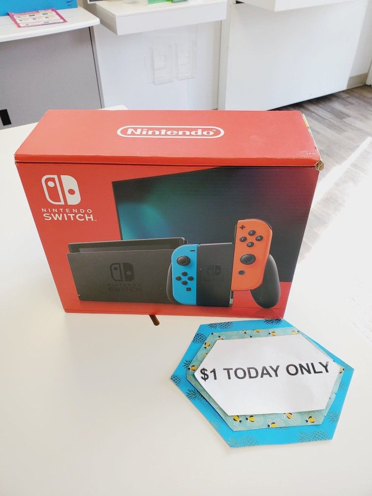 Nintendo Switch V2 Console- $1 Today Only