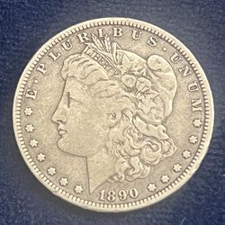 Morgan dollar 90% silver 1890 /O
