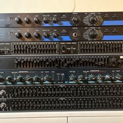 Pro Audio Rack Gear + Mackie 1604-VLZ Mixer