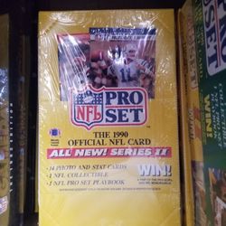 1990 Pro Set NFL Football Series II Factory Sealed Box Unopened