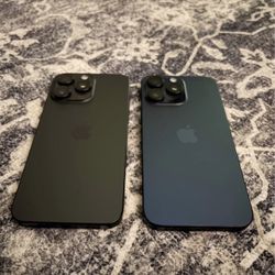 Unlocked Apple 🍎 iPhone 15 Pro Max (Blue or Natural Titanium) 256GB - Like New