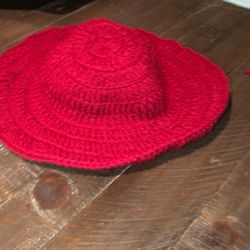 Red Crochet Children’s Hat