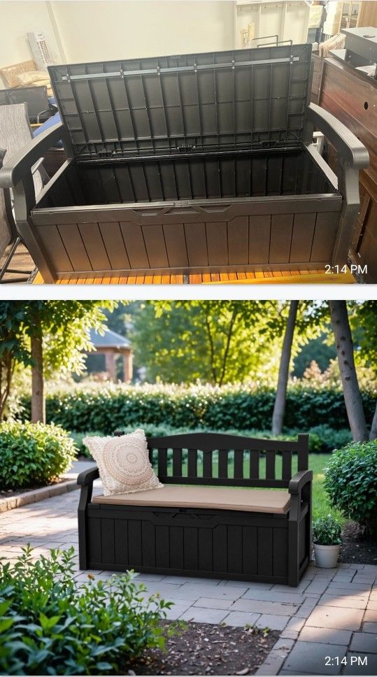 Outdoor Bench With Storage