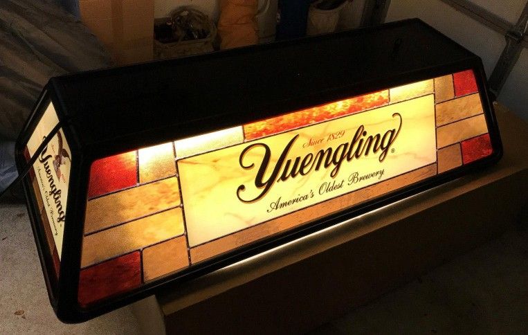 Yuengling Pool Table Light