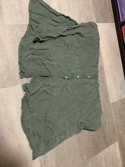 Green Button Up Dress