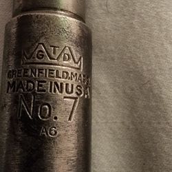 Greenfield  Mass. Tap #7 