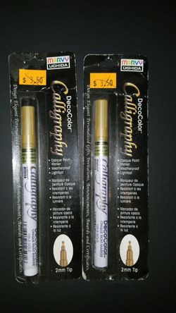 Calligraphy paint marker