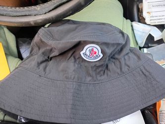Moncler bucket hat.