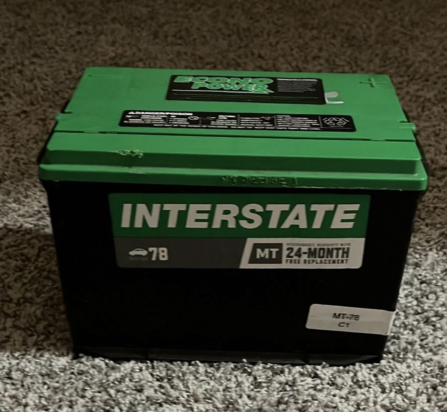 Interstate Battery With Warranty!