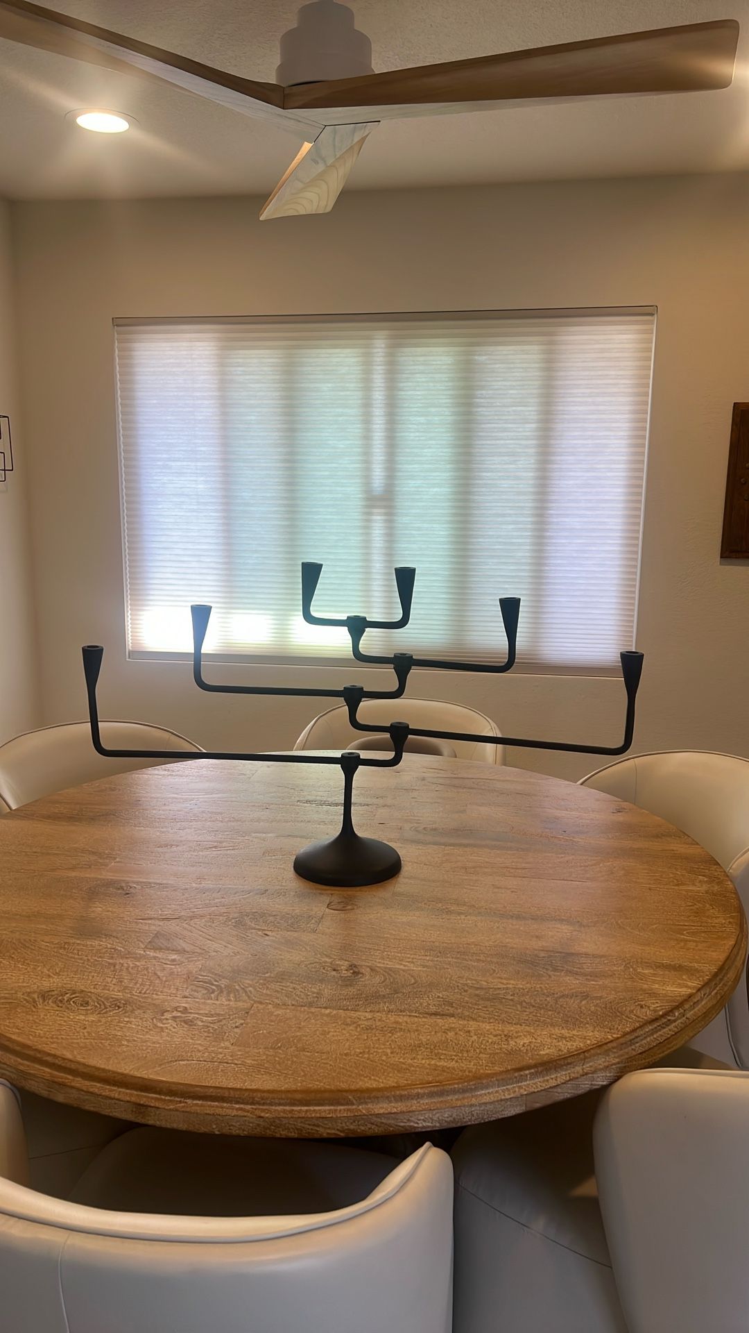 Crate and barrel cantilever candle holder