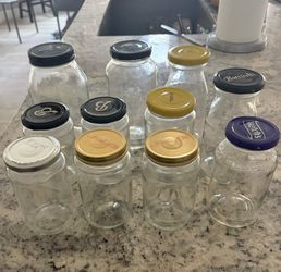 Assorted Glass Jars