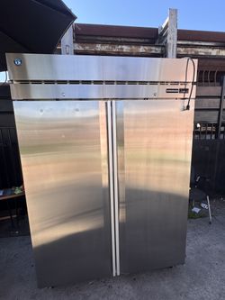 Hoshizaki R2A-FS 55" Two Section Full Stainless Door Reach-In Refrigerator