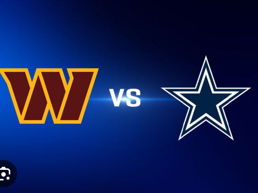 Dallas Cowboys Vs Washington Commanders
