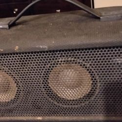 Power Amp  W/Dual Speaker Works Great 