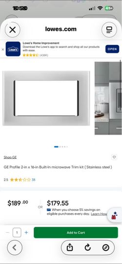 Microwave Trim Kit