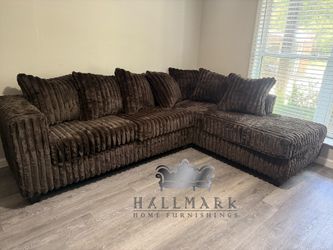 NEW Fluffy Sectional Couches