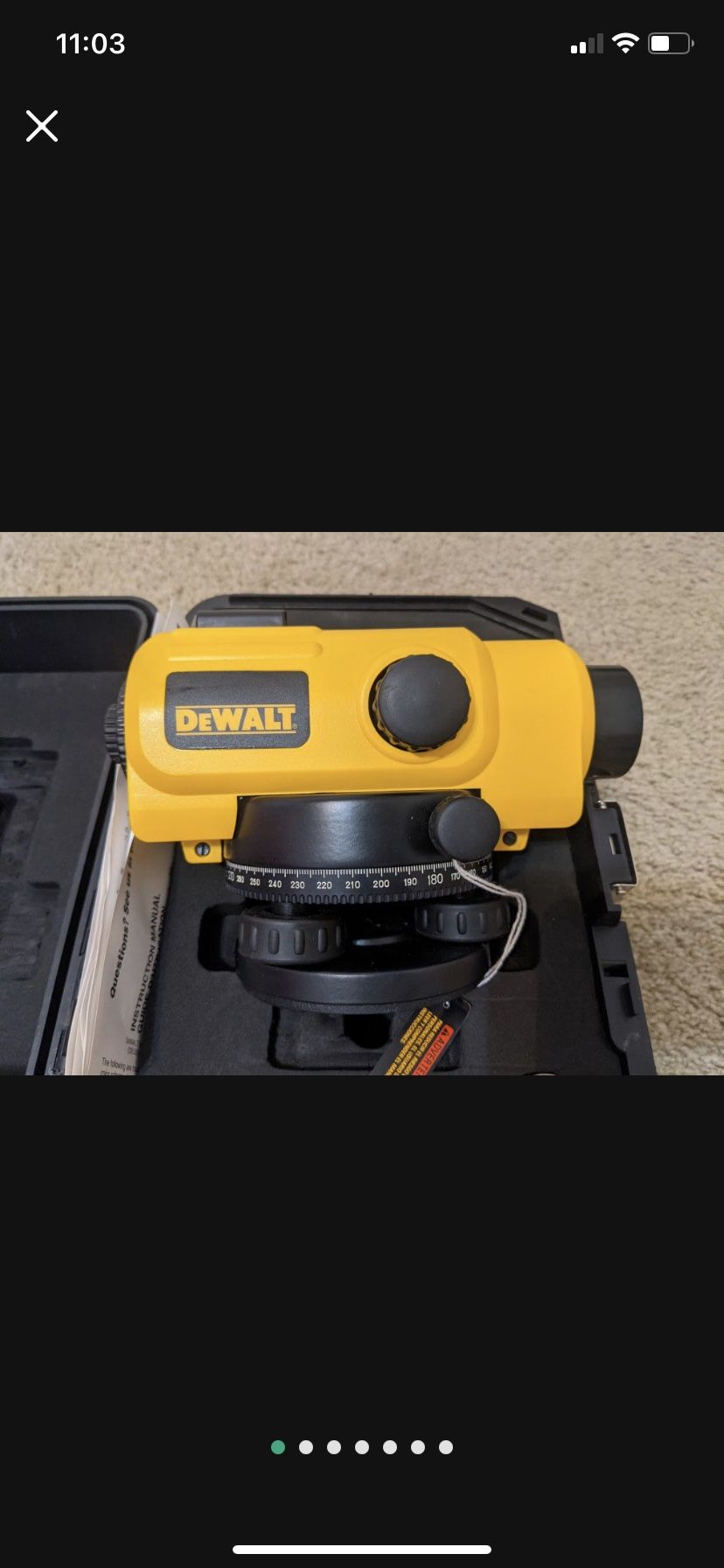 DeWalt DW096 Line/Surface Auto Level