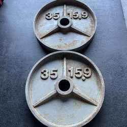 35 lbs Olympic Weight Plate… Home Gym Fitness….