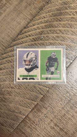 Topps 2026 Jermod McCoy RC Las Vegas Raiders NFL Football #578V-IM
