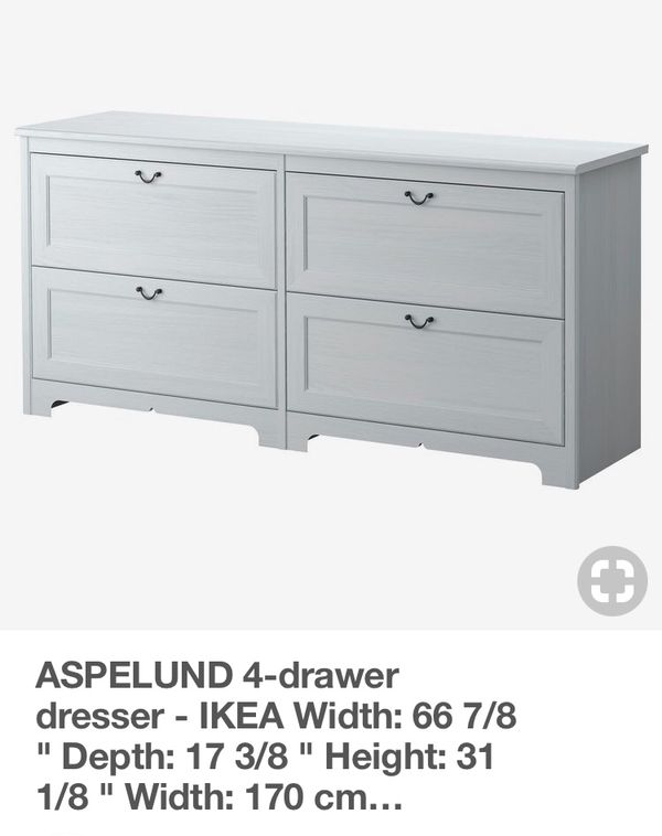 Ikea Aspelund Dresser White 4 Drawer For Sale In Chicago Il Offerup