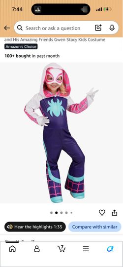 Ghost spider costume