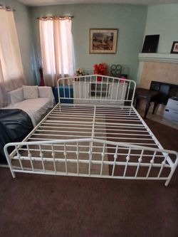 Dorel king size metal bed frame