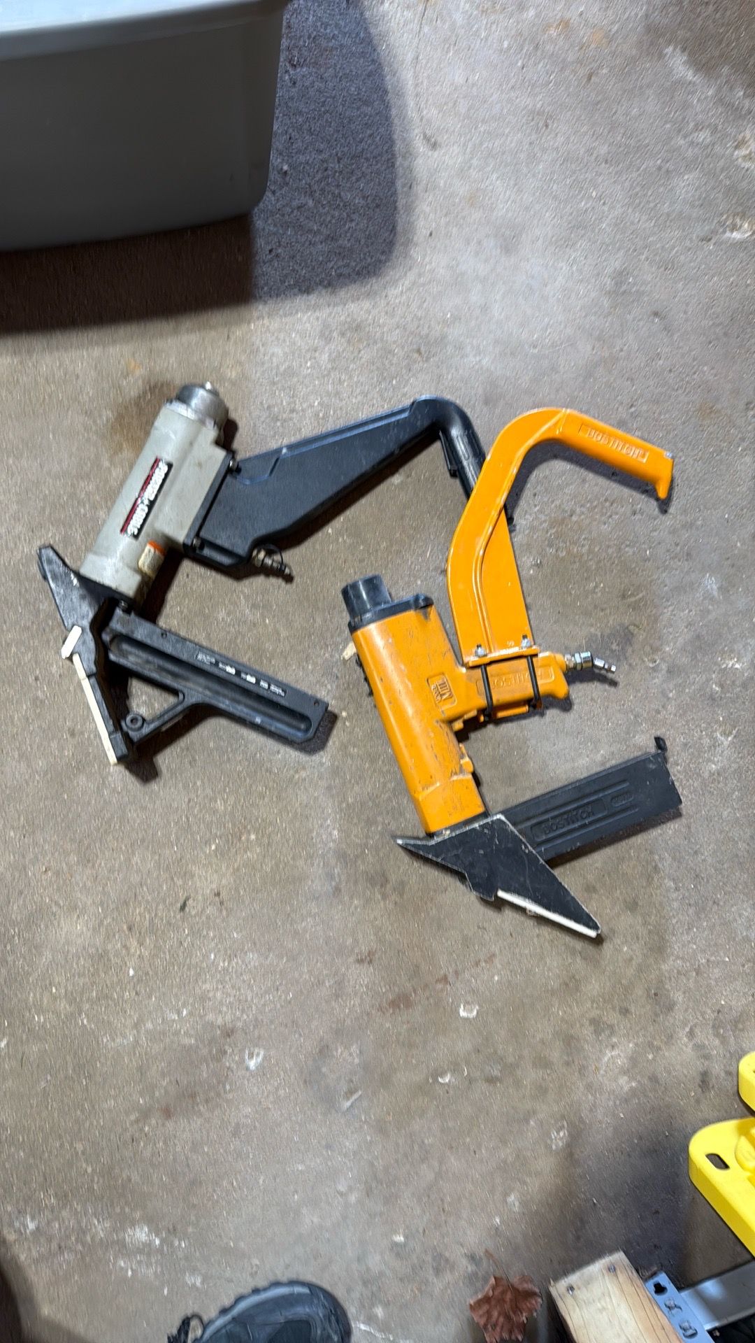 Bosch m3 flooring nailer and porter cable cleat nailer