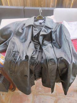 Extra Large Leather Jacket Great Shape Men's