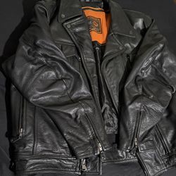Xl leather sweater