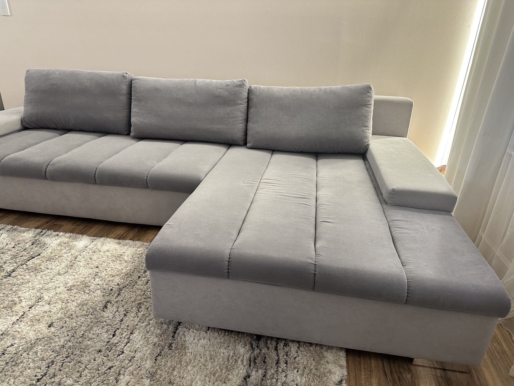 Sectional Sleeper Couch & Sofa Bed with Storage