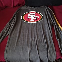 49ers Long Sleeve Shirt Size Large 