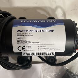 Water pressure pump