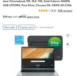 Acer Chromebook 15'6