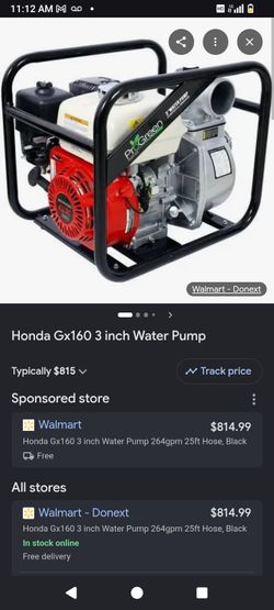 Brave 3 In. Semi-Trash Pump with Honda GX160