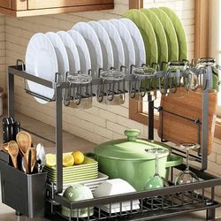 2 Tier Dish Drying Rack