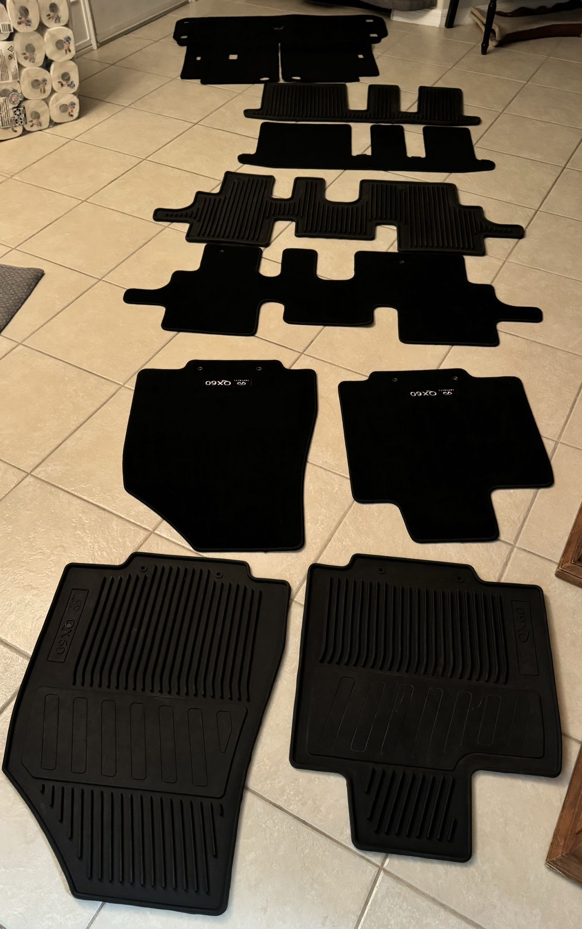 Infiniti QX60 Complete Weather Mat Set
